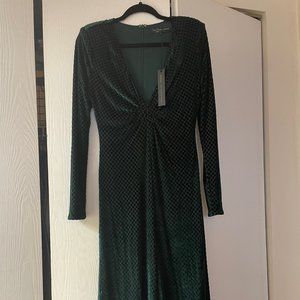 MEDIUM House of Harlow 1960 x REVOLVE Odetta Midi Dress Hunter Green